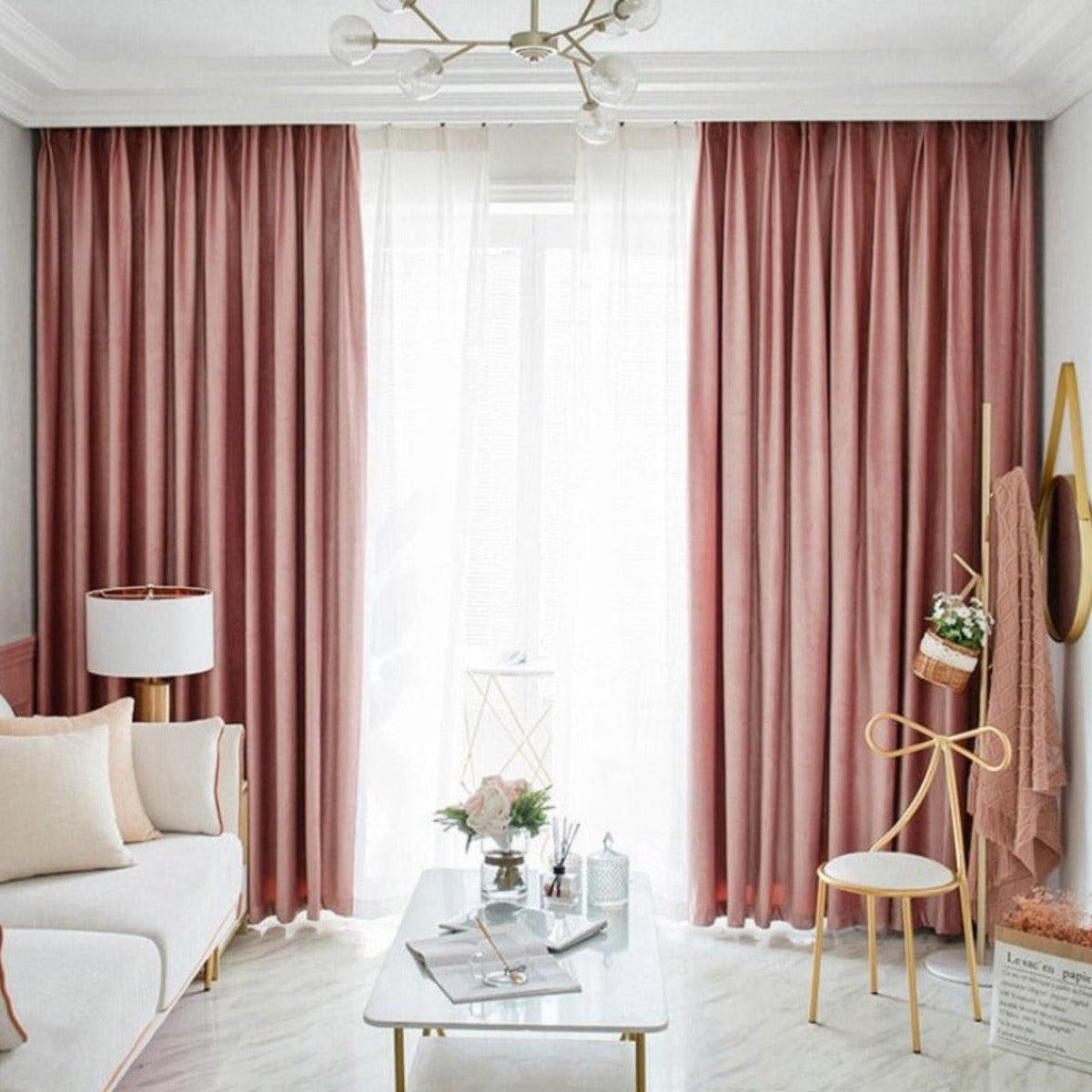 VELOURLUXE SPECTRUM S2 Velvet Blackout Curtains - Home Curtains