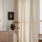 WHISPERING DUNE Linen Curtains