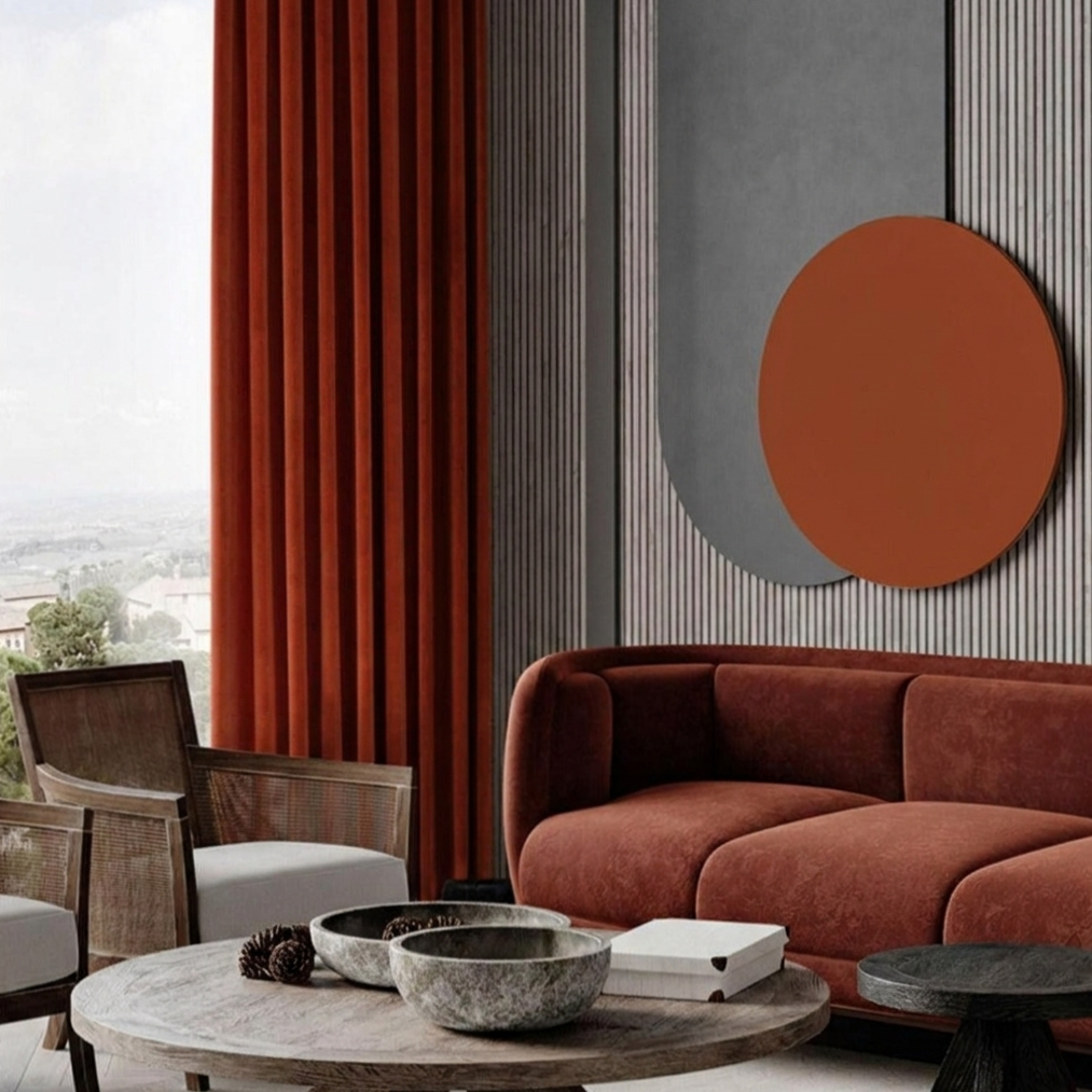 MERIN-O-Z SOFT OBSCURA Velvet Blackout Curtains