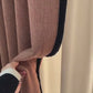 COCOA CASCADE Chenille Blackout Curtains